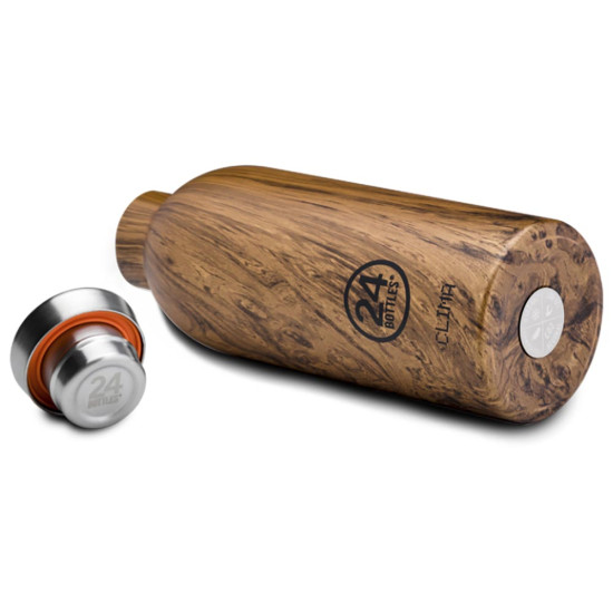 24Bottles Μπουκάλι-θερμός Clima Bottle Sequoia Wood 500 ml 24Bottles Μπουκάλι-θερμός Clima Bottle Sequoia Wood 500 ml